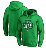 Men's New York Jets Pro Line by Fanatics Branded St. Patrick's Day Paddy's Pride Pullover Hoodie Kelly Green FengYun,baseball caps,new era cap wholesale,wholesale hats